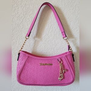 Juicy Couture Embossed Pink Shoulder Bag